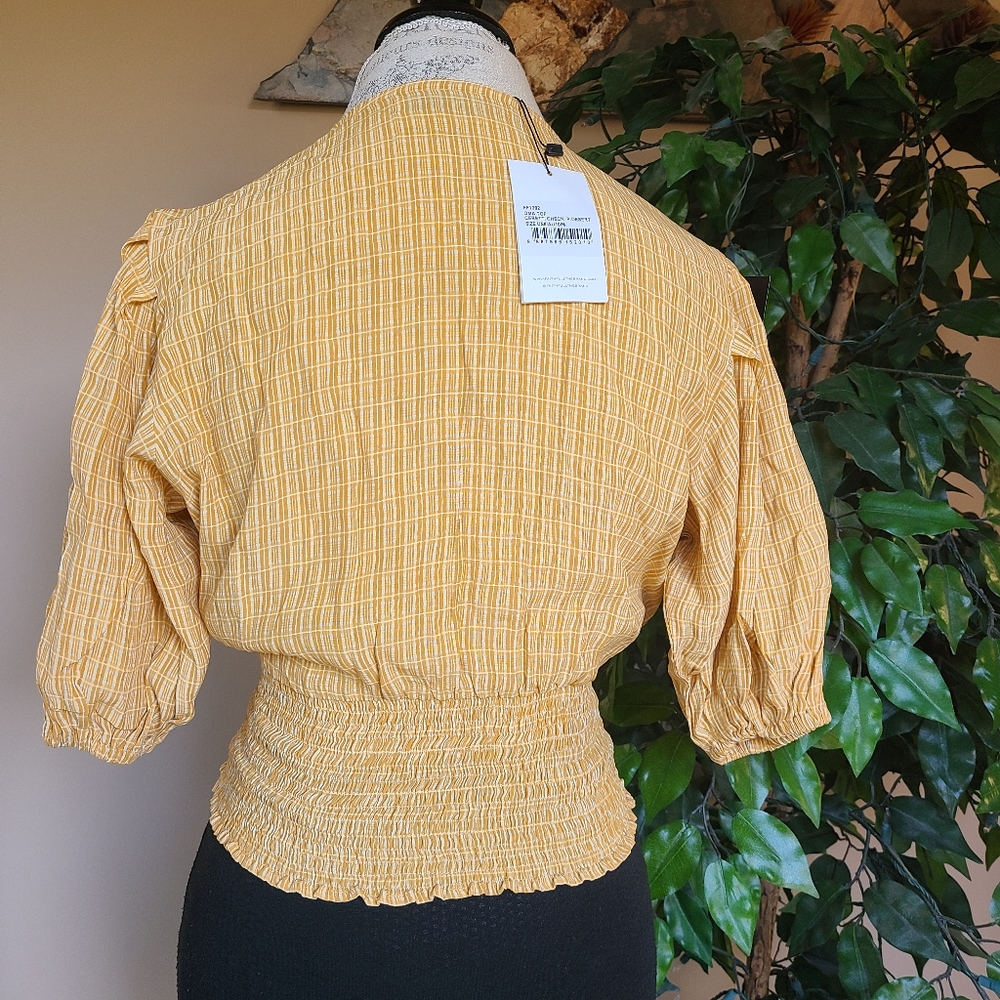 Faithfull The Brand Ceretti Check P-Desert top. - Picture 6 of 10